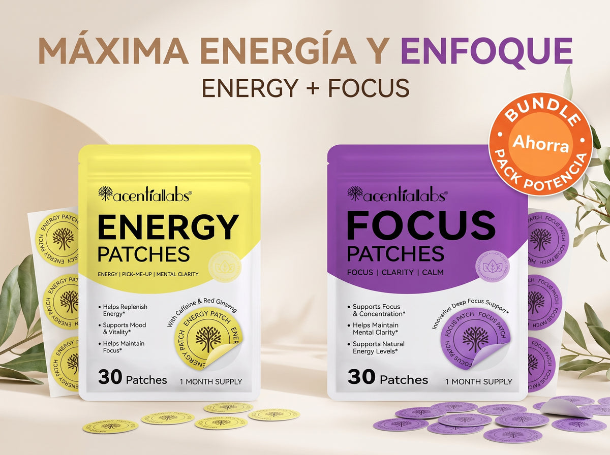 Bundle NRG Plus | Parches transdérmicos Energy y Focus