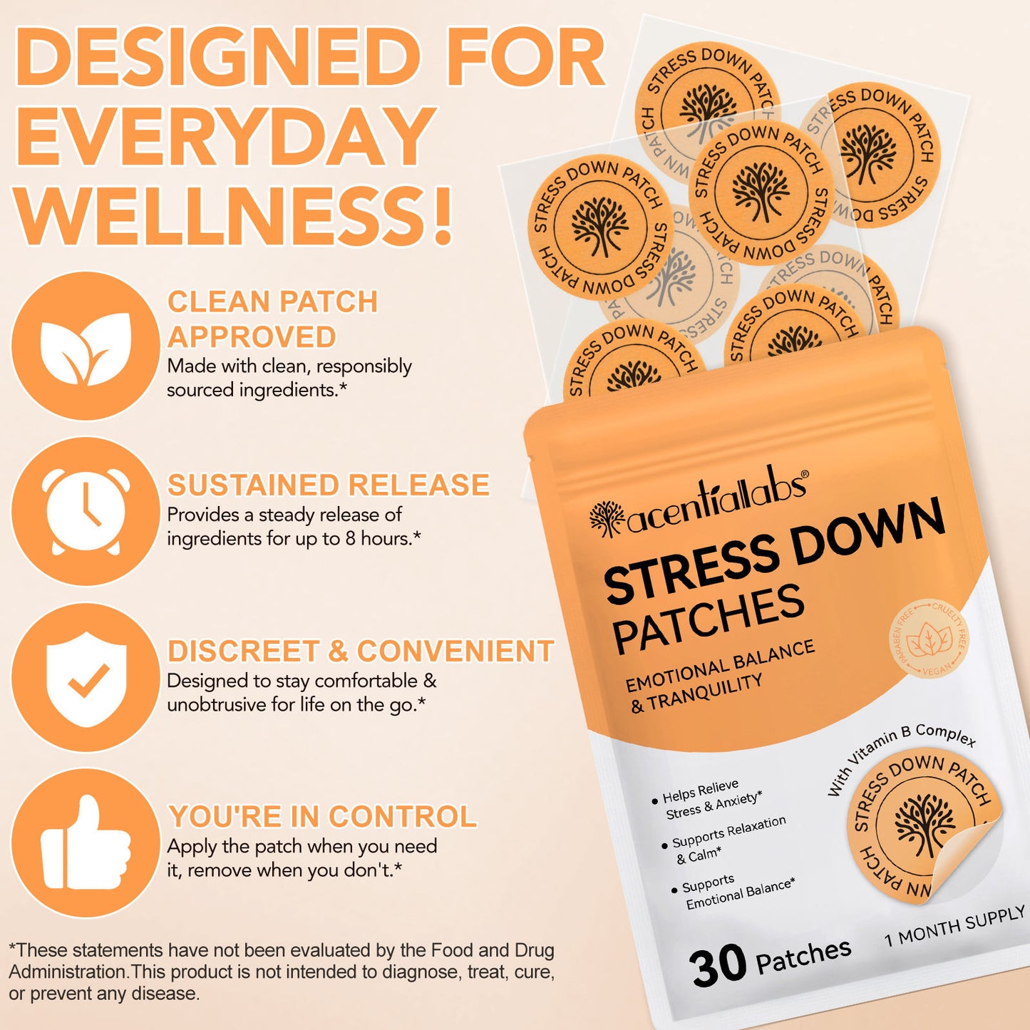 Nuvek Stress Down - Parche Transdermico