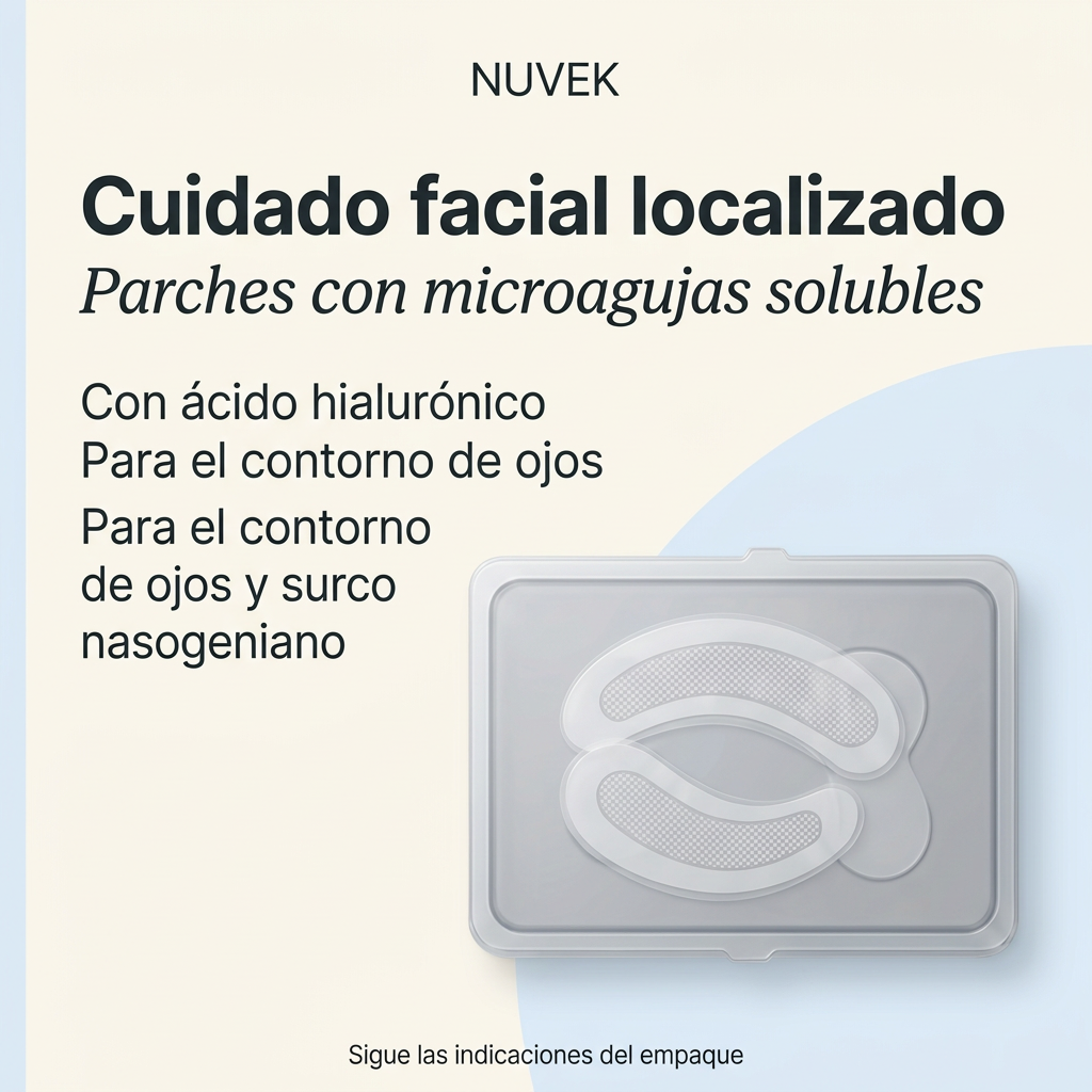 Imagen informativa del parche para ojos de NUVEK